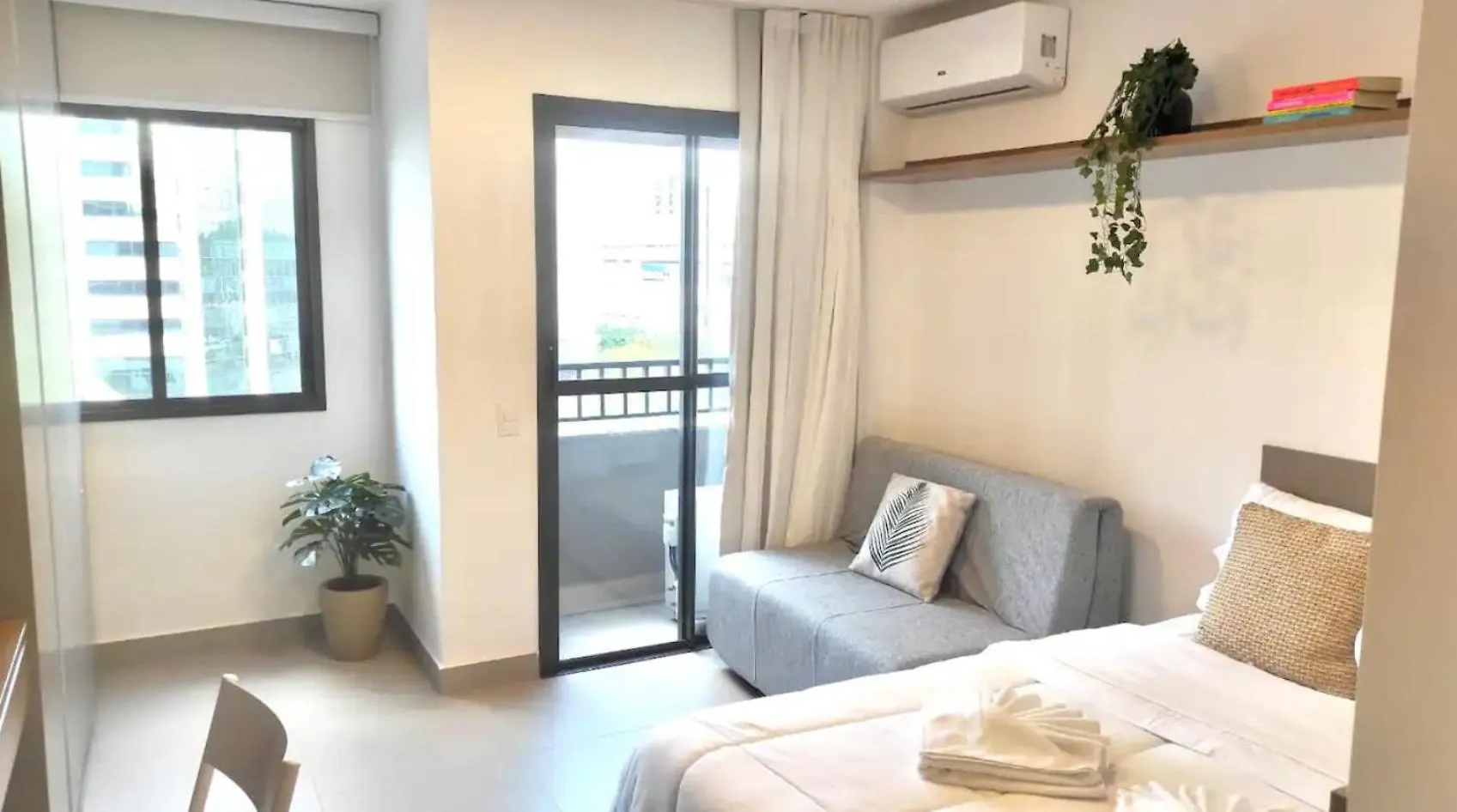 Espetacular Studio Em Moema Frente Ao Shopping Ibirapuera São Paulo Lägenhet